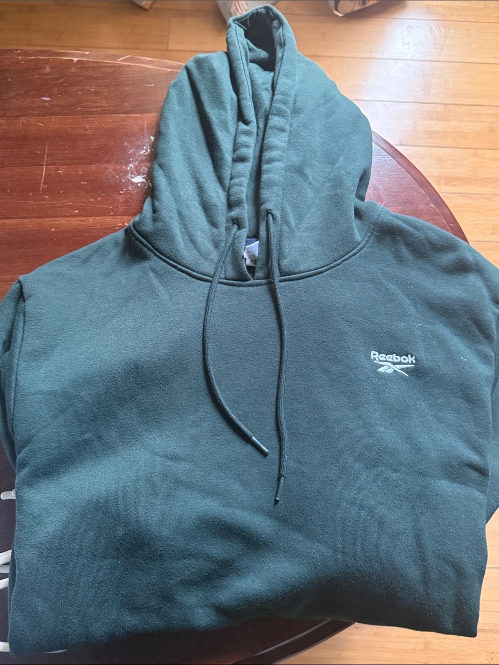Reebok Women's Dark Green Pullover Hoodie